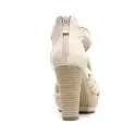 Nero Giardini Sandalo Tacco Alto Donna Pelle Articolo P615520D 410 Sabbia