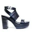Janet Sport Sandals Woman High Heel 37908 Sandals Sines Black