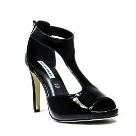 Francesco Milano High Heel Sandals Black L210L