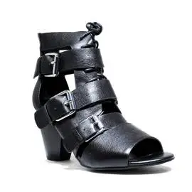 La Femme Plus Sandal Woman High Heel Art. LA3-5 Snapcalf Black