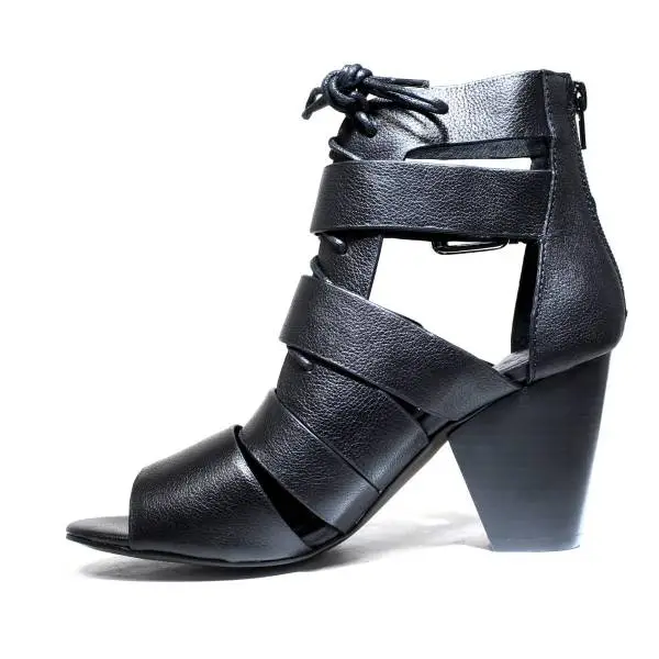 La Femme Plus Sandalo Donna Tacco Alto Art. LA3-5 Snapcalf Black