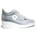 Agile by Rucoline Sneaker Wedge Medium High Art. 0226-82666 226 A Galaxy Cot Silver