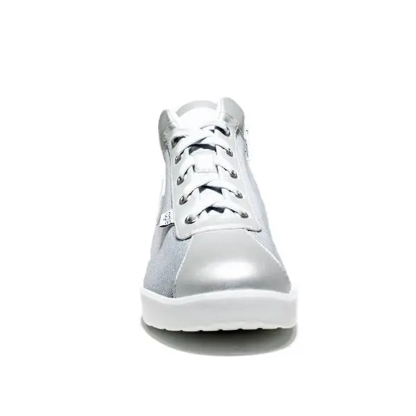 Agile by Rucoline Sneaker con Zeppa Media Alta Art. 0226-82666 226 A Galassia Cot Argento