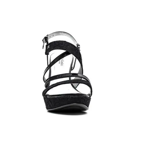Nero Giardini Sandalo Tacco Alto Donna Pelle Articolo P615780DE 100 Nero