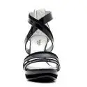 Nero Giardini Sandalo Elegante Donna Tacco Alto Pelle Articolo P615750DE 100 Nero