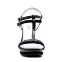 Nero Giardini Sandalo Elegante Donna Tacco Alto Pelle Articolo P615751DE 100 Nero
