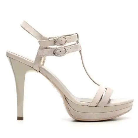 Nero Giardini Elegant Women High Heel Sandals Leather Item P615751DE 506 Safari