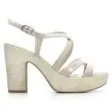 Nero Giardini Women High Heel Sandals Leather Item P615632D 701 Moonlight