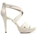 Nero Giardini Elegant Women High Heel Sandals Leather Item P615750DE 701 Beige