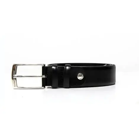 Men's leather belt Nero Giardini P551049U 100 ILCEA black