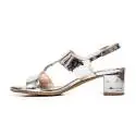 Sandalo Elegante Albano 4336 argento specchio