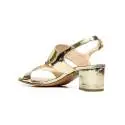 Sandalo Elegante Albano 4336 platino specchio