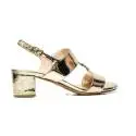 Sandalo Elegante Albano 4336 platino specchio