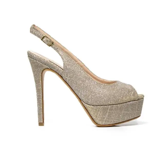 Elegant high-heeled sandal Albano NIGHT 4216 BEIGE