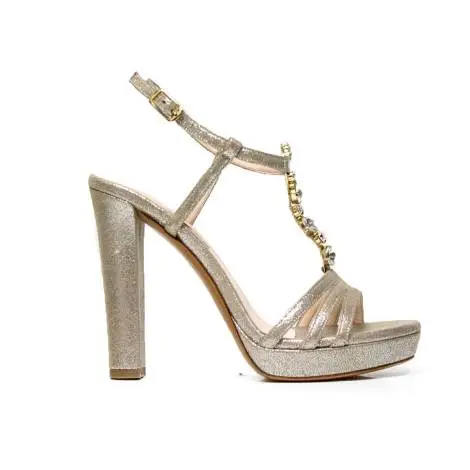 Elegant high-heeled sandal Albano 7226 LUX BEIGE