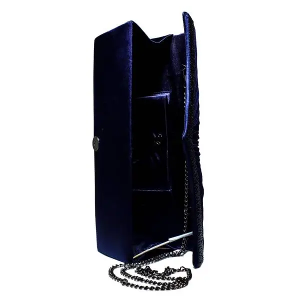 Ikaros borsa gioiello donna pochette A1050BLU Blu