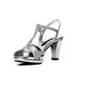 Bacta De Toi 165 Silver Sandal With Heel