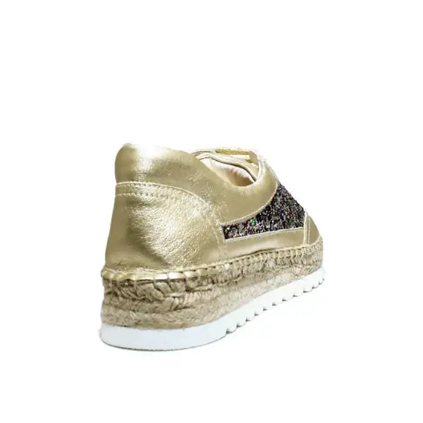 Viguera Sneakers Donna Con Zeppa Bassa 1310215235091 Deportivo Glitter Multi+Baby Platino