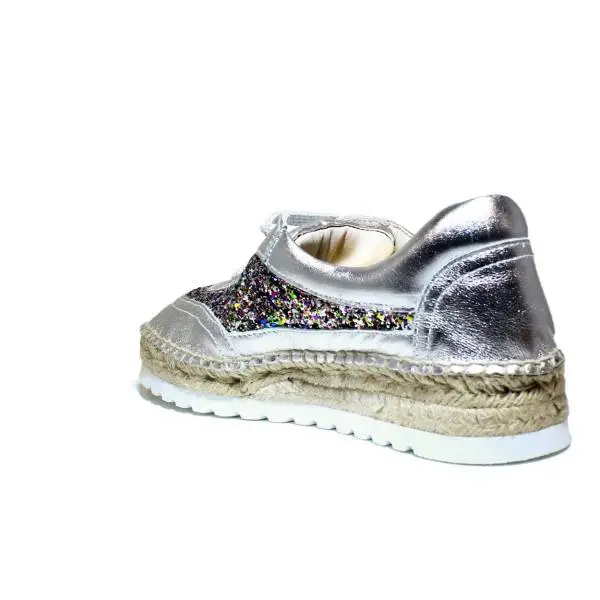 Viguera Sneakers Donna Con Zeppa Bassa 1310215235091 Deportivo Glitter Multi+Baby Plata