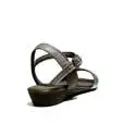 Bueno Shoes Sandalo Donna Tacco Basso KROSS A472 Plata Roccia