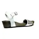 Bueno Shoes Sandalo Donna Tacco Basso SENSE A529 Argento