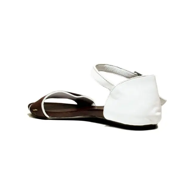Bueno Shoes Sandalo Donna Tacco Basso MERIT A132 Emo-White