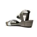 Bueno Shoes Sandalo Donna Tacco Basso SINEM A565 Plata Roccia