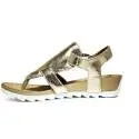 Bueno Shoes Sandalo Donna Zeppa Bassa E609 A401 Oro