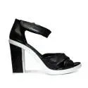 Bueno Shoes Sandals Women's High Heel VINE A117 Black