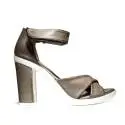 Bueno Shoes Sandals Women's High Heel VINE A569 Darkstone