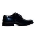 EXTON uomo scarpe eleganti stringate 493 ABRASIVATO BLUE