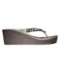 Superga Sandalo Donna Zeppa Bassa Art. S24P589 Fango