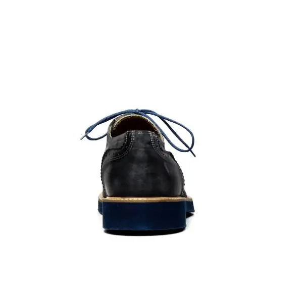 EXTON uomo scarpe eleganti stringate 9190 DELAVE' GRIGIO