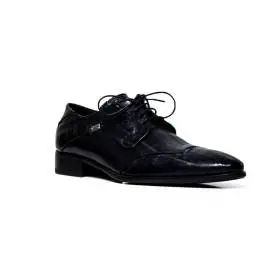 Cristiano Gualtieri lace up man shoes leather 429 ANGUILLA BLU