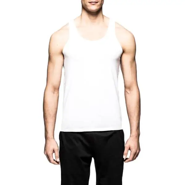 Calvin Klein Tank Top Underwear Men U8513A 100 White