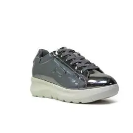 Fornarina wedged silver sneaker venere-silver mirrored article PIFVH9509WMA9000