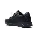 lee roy sneakers in pelle donna colore nero L381 BLACK