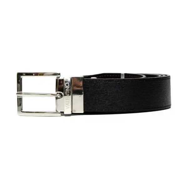 Men's leather belt leather Mario Valentino VCS06009 black
