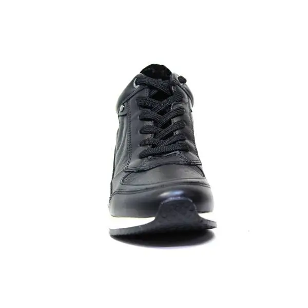 Geox D Nydame A Sneakers Donna Zeppa Alta 00085 C9997 D HYDAME A - NAPPA BLACK
