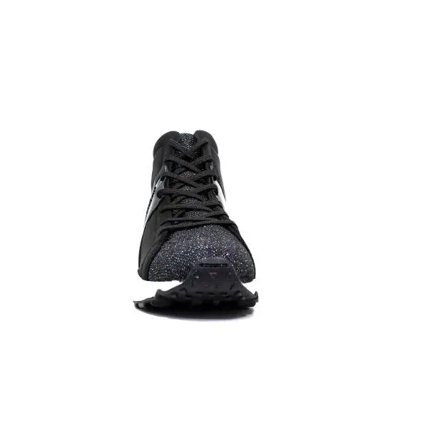 Versace Jeans E0VOBSD2 75396 M57 sneaker donna tacco basso colore nero glitter