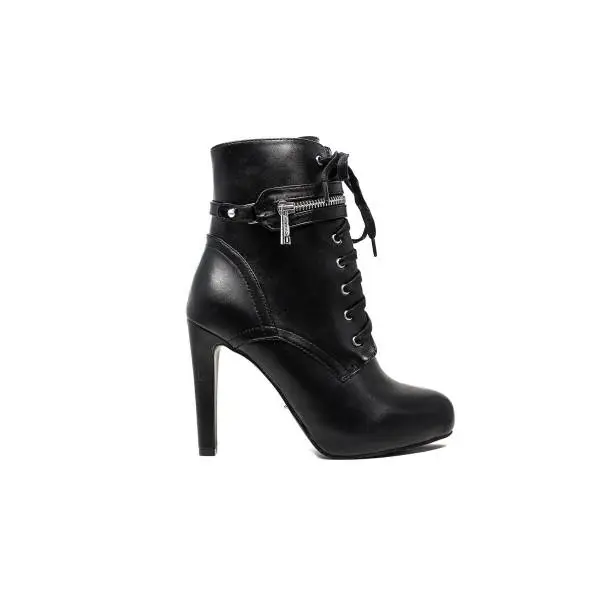 Gaudi ankle woman with high heels Black V64-64807