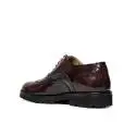 B. Young wingtip shoe man SUPER 1 abrasivato TDM gray / border with laces Italian brand