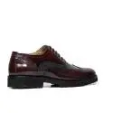 B. Young wingtip shoe man SUPER 1 abrasivato TDM gray / border with laces Italian brand