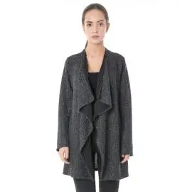Sandro Ferrone knit cardigan C39 02391 AI17 with sequins, black polyester and viscose