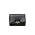 Mario Valentino portafoglio donna VPS1FF43 AUBETTE in ecopelle color nero con apertura a clip