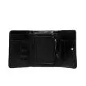 Mario Valentino portafoglio donna VPS1E043K RIALTO in ecopelle color nero, con chiusura clip