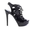 Guess Sandalo con tacco alto colore nero FLKS21 LEA03 BLACK