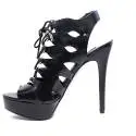 Guess Sandalo con tacco alto colore nero FLKS21 LEA03 BLACK