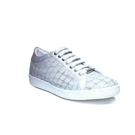 Keys women sneaker's with paillettes silver color article 5052