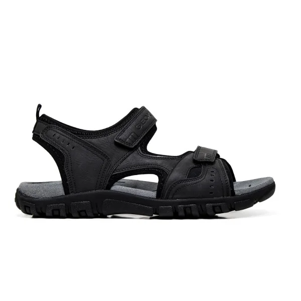GEOX sandal man U4224A 000BC C9999 black, synthetic